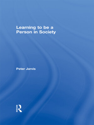 cover image of Learning to be a Person in Society